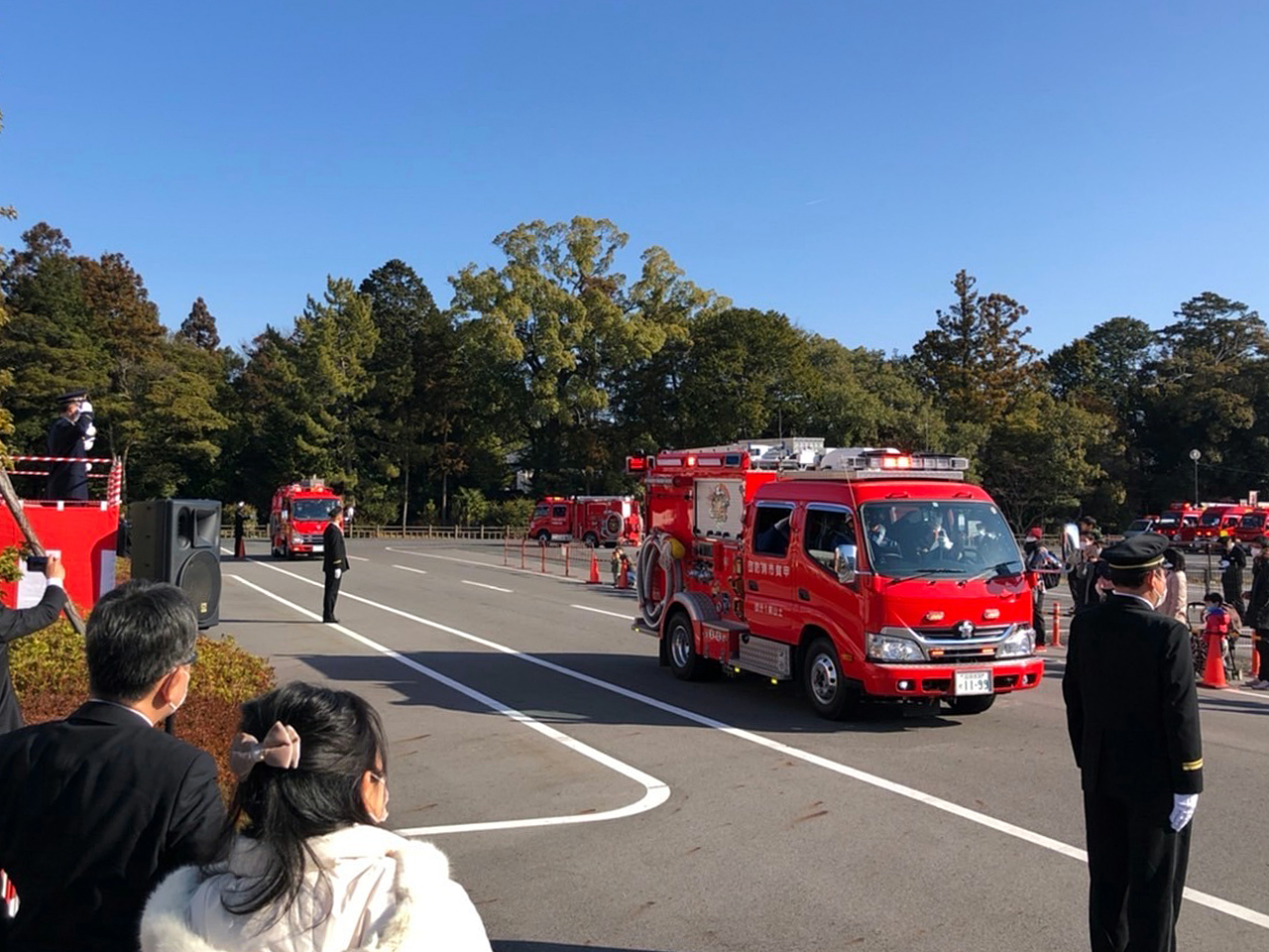 甲賀市消防出初式